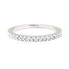 Image 2 : 0.15 ctw Diamond Ring - 18KT White Gold