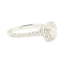 1.10 ctw Diamond Ring - 14KT White Gold
