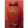 Image 1 : CHINESE EXPORT OXBLOOD VASE CONVERTED INTO LAMP#1125651