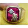 Image 1 : GENTS Signet Ring Monogram A #1125761