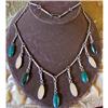 Image 1 : Artisan Silver, Malachite, Turquoise Necklace #1125839