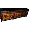 Image 1 : Chinese Qing Dy. Wood Painting Sideboard #1126218