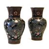 Image 1 : Meiji Period Japanese Cloisonne Vases #1126264