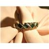 Image 1 : Diamond & Emerald Ring. #1126279