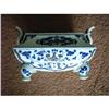 Image 1 : blue and white incense burner #1126329