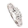Image 1 : Diamond ring white gold jewelry 1.24 carat #1126360