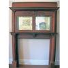 Image 1 : TIGER OAK FIREPLACE MANTLE WITH CABINETS #1135974