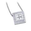 Image 1 : Necklace PRINCESS w ROUND DIAMONDS #1136052