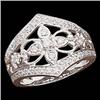 Image 1 : WHITE GOLD DIAMOND WEDDING BAND! #1136072