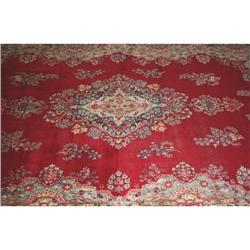 Gorgeous Kerman Carpet, Red & Blue Diamond #1136164