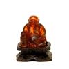 Image 1 : Old Chinese Export Natural Amber Happy Buddha  #1136420