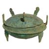 Image 1 : Elegant Ancient Bronze Cooking Vessel #1136545