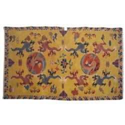 Wonderful Pure Wool Weaving Rug From Tibet #1136555