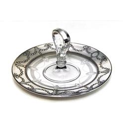 Sterling Silver Overlay Lazy Susan Tray #1136593