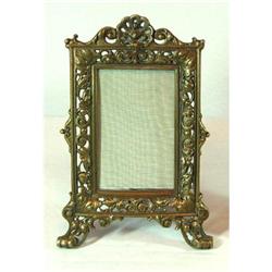 Heavy bronze picture frame #1136594