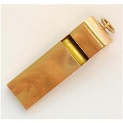 14 Kt Pink Gold Whistle #1136614