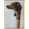 Image 1 : CANE WALKING HANDCARVED DOG DACHSHUND SPANIEL #1136772