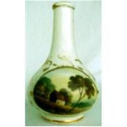 DERBY HANDPAINTED SCENIC VASE 1782 - 1820 #1136789