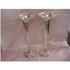 Image 1 : Pair LaPierre Sterling 12 3/4" Tall Vases #1147584