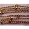 Image 1 : Edwardian 15K Yellow Gold Long Chain #1147596