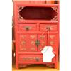 Image 1 : Qing Dynasty Chinese Mandarin Red Fir Chest #1147683