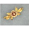 Image 1 : 14K Rose/Yellow Signed Boret Art Nouveau Pin #1147686