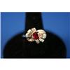 Image 1 : Antique Platinum Ruby and Diamond Right Hand #1147966