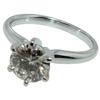 Image 1 : ENGAGEMENT RING F VVS1 solitaire 1.25 carat #1148037