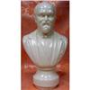 Image 1 :  BUST OF POINCARE  MAUCOURT-LILLE  MILK GLASS #1157479