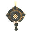 Image 1 : Victorian Jet & Seed Pearl Pin in 14k Y Gold #1157499