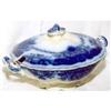 Image 1 : Flow blue covered tureen #1157551