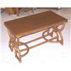 Image 1 : Rattan Coffee Table (mid century modern) #1157645