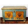 Image 1 : AUTHENTIC PAINTED BLANKET CHEST c. 1800-50 / #1157671