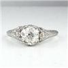 Image 1 : ANTIQUE ENGAGEMENT RING EUROPEAN CUT DIAMOND #1157688