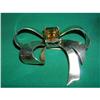 Image 1 : Eisenberg Original--Sterling--Gold Bow Pin--WOW#1157700