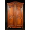 Image 1 : 18th C. French Mahogany Armoire de Mariage #1157775