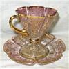 Image 1 : Moser Enameled Cup & Saucer #1157835