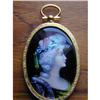 Image 1 : LIMOGES ENAMEL MINIATURE PORTRAIT #2 #1158154