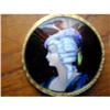 Image 1 : LIMOGES ENAMEL MINIATURE PORTRAIT #5 #1158155