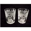 Image 1 : Matching Pair Gravic Cut Glass Tumblers #1174119
