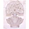 Image 1 : Vintage Czech Art Deco Glass Crystal Perfume #1174165