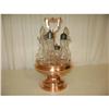 Image 1 :  VERY OLD ETCHED GLASS CONDIMENT SET IN #1174172
