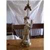 Image 1 : 1910 Porcelain Lamp-Boy with Stein #1174710