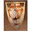 Image 1 : NIPPON Vase SQUARE 4 Handles HP Mums ANTIQUE #1175005
