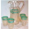Image 1 : Hand Painted and Enameled Lemonade Set #1175093
