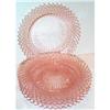 Image 1 : Four Pink Miss America Sherbet Plates #1175125