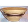 Image 1 : Yellow Ware Five Brown Band Mixing Bowl #1175285