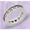 ROUND BRILLIANT  wedding band  DIAMONDS  3.75 #1176804