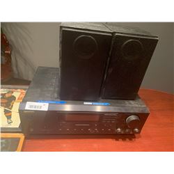 Onkyo stereo receiver with speakers