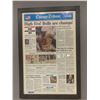 Image 1 : Framed Chicago tribune Chicago Bulls Champs